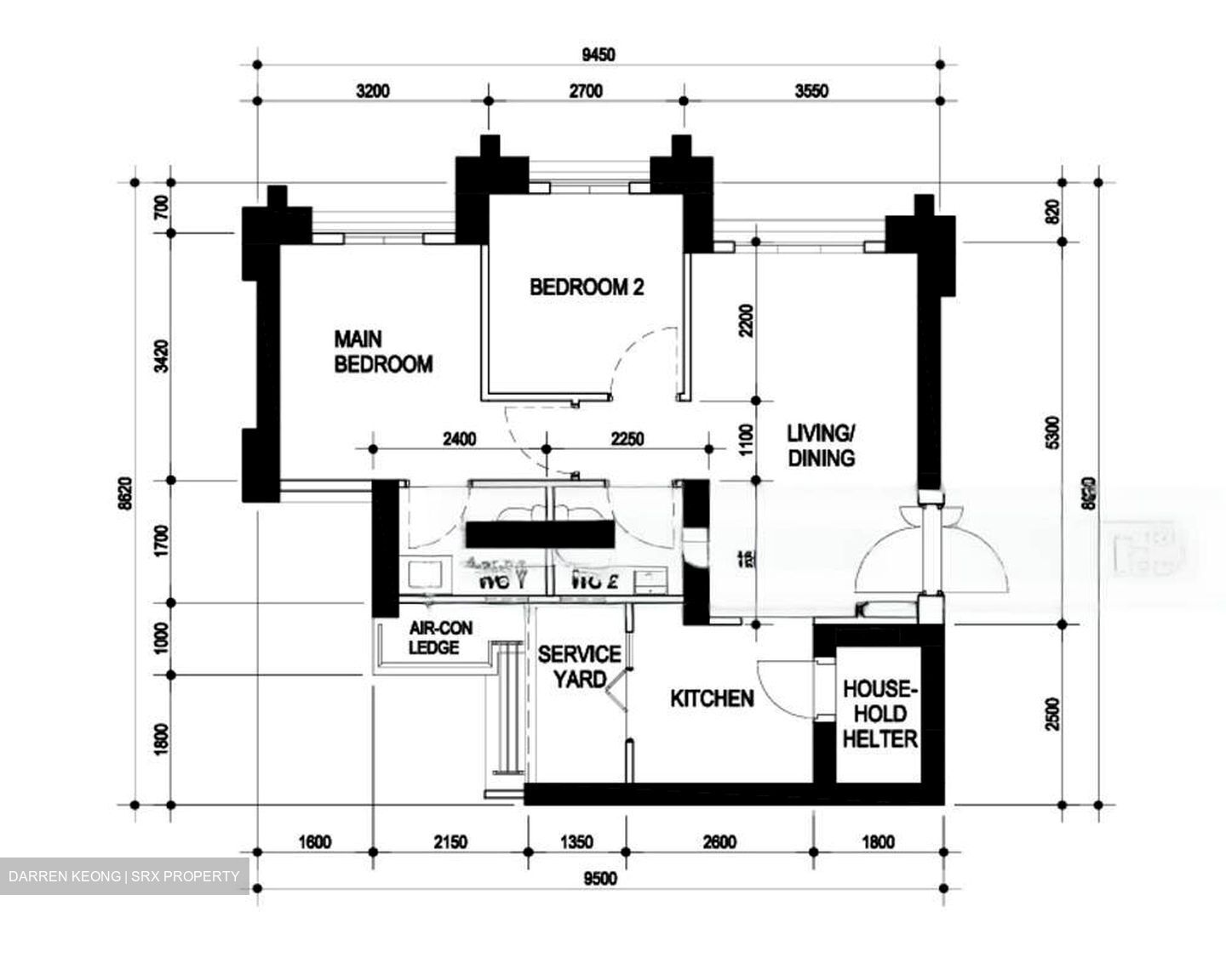 Blk 33 Skyresidence @ Dawson (Queenstown), HDB 3 Rooms #454664571